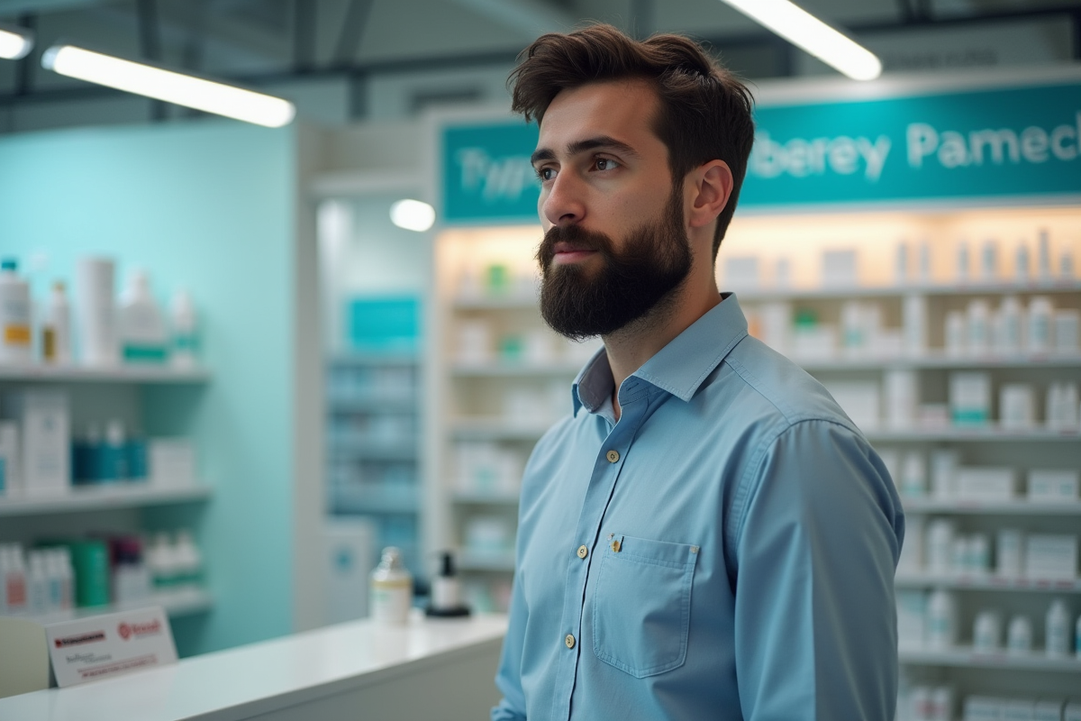 Jeune homme pensif près d